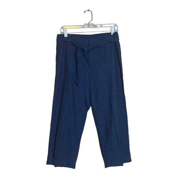 Liz Claiborne blue cropped casual pants size small - Picture 5 of 9